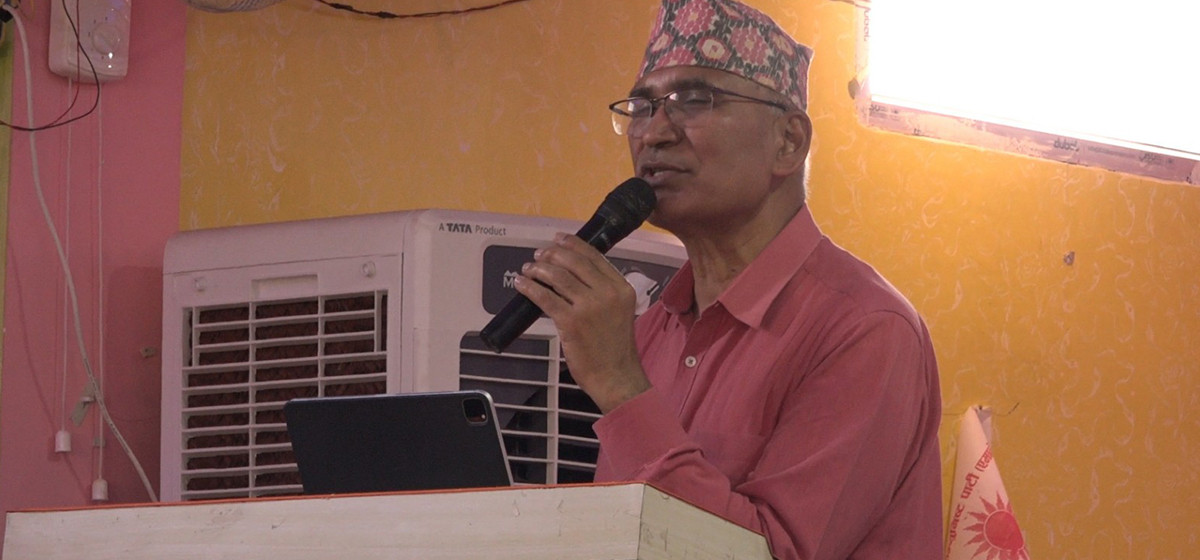 सत्तारुढ गठबन्धन मन्त्रालय बाँडफाँड गर्न नसक्ने अवस्थामा पुग्यो : विष्णु पौडेल